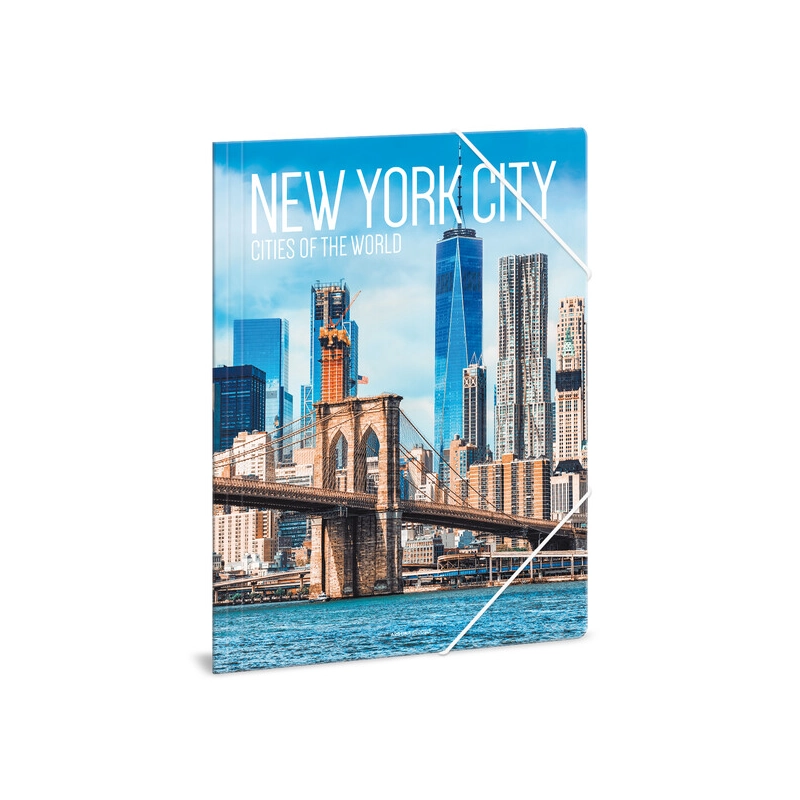 Gumis mappa dosszié A/4 Ars Una Cities New York