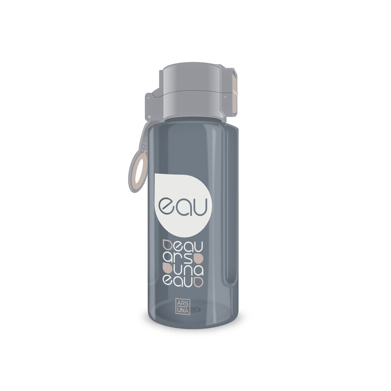 Ars Una BPA-mentes kulacs - 650 ml - szürke átlátszó