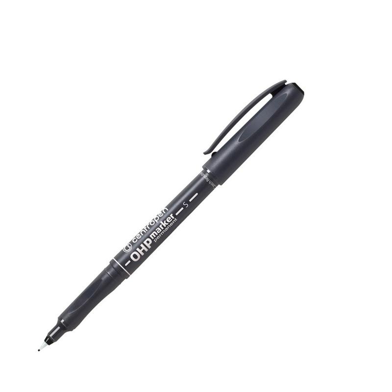 Centropen permanens marker OHP fekete 0,3mm S 2634