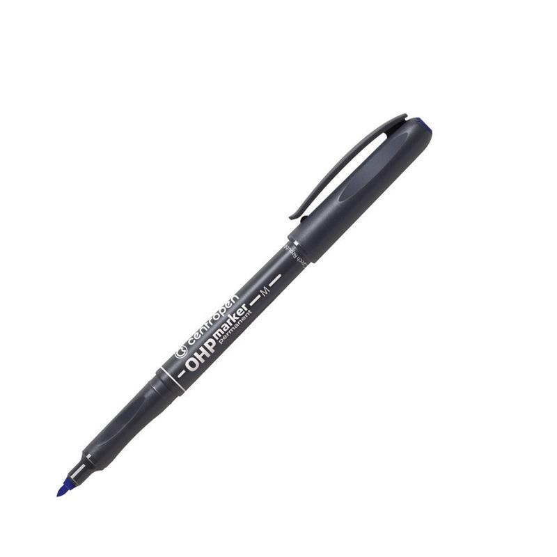Centropen permanens marker OHP kék 1mm M 2637