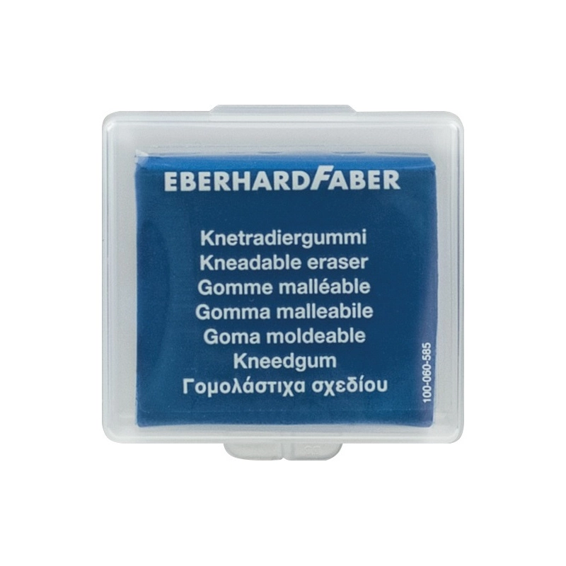 Gyurmaradír Eberhard Faber műanyag dobozban kék