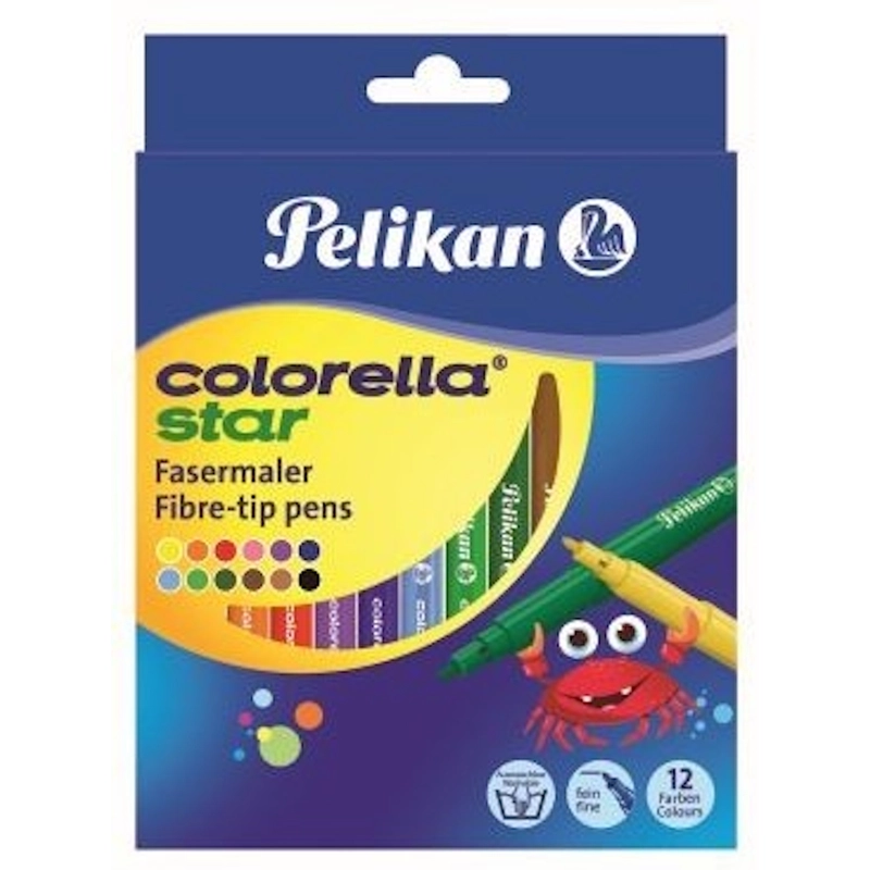 Colorella Star C302-es filctoll / 12 szín  Pelikán