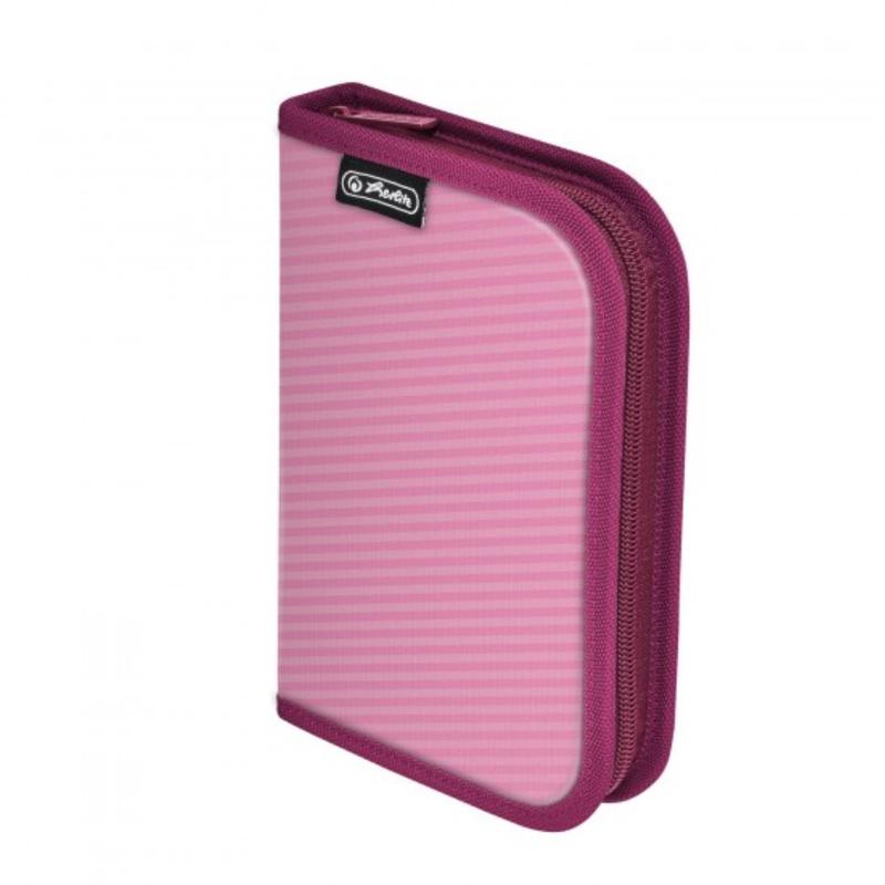 Tolltartó üres 2-klapnis pink Herlitz