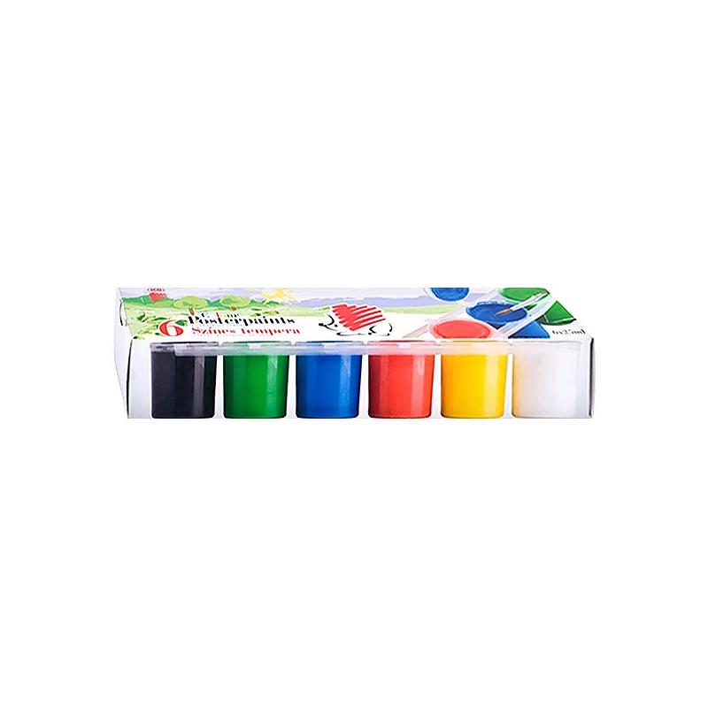 Tempera tégelyes ICO Süni 6db-os készlet 25 ml