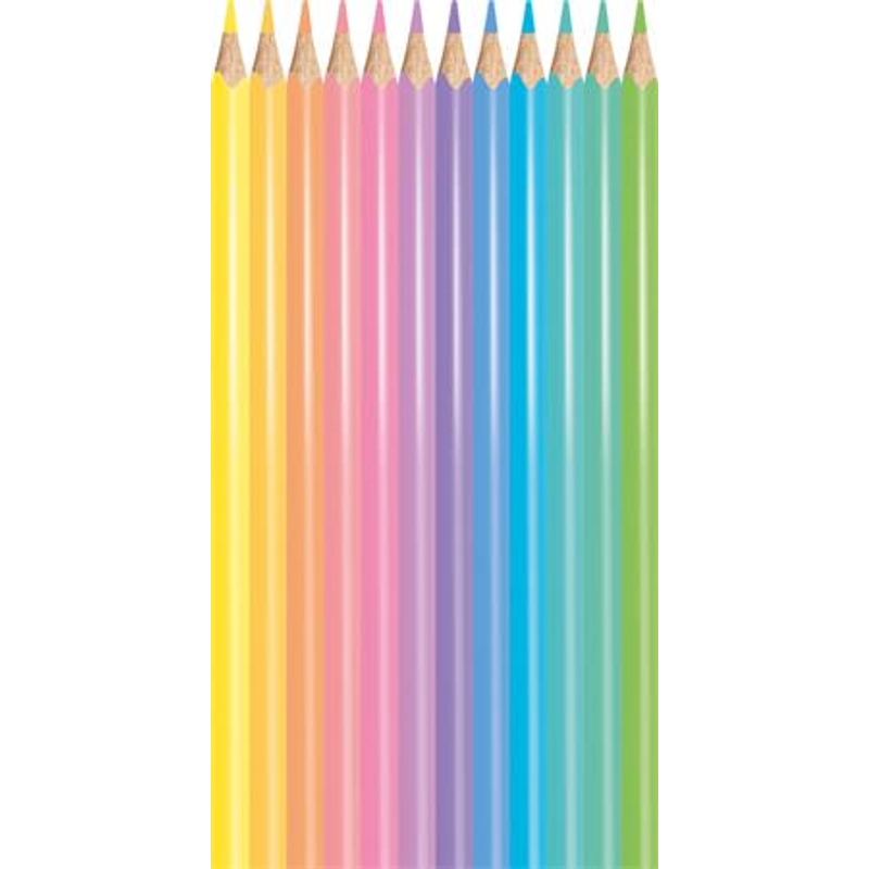 Színes ceruza készlet pasztell színekben háromszögletű Maped Color Peps Pastel 12 db