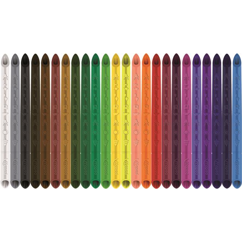 Színes ceruza készlet háromszögletű Maped Color Peps Infinity 24 db