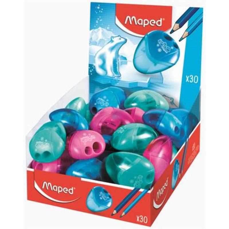 Maped hegyező, kétlyukú, tartályos, I-Gloo, vegyes színek