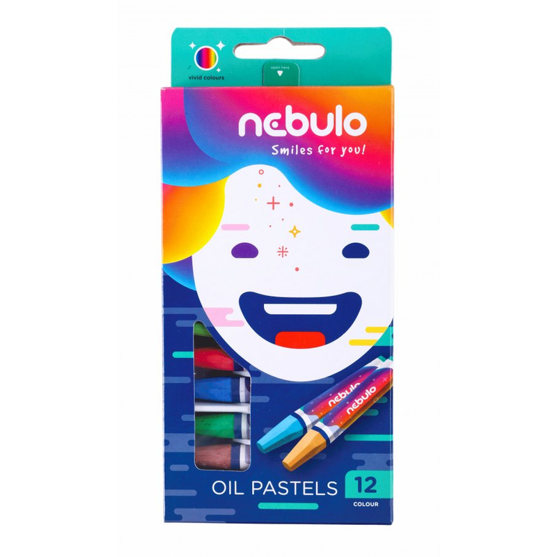 Nebulo olajpasztell 12 színes