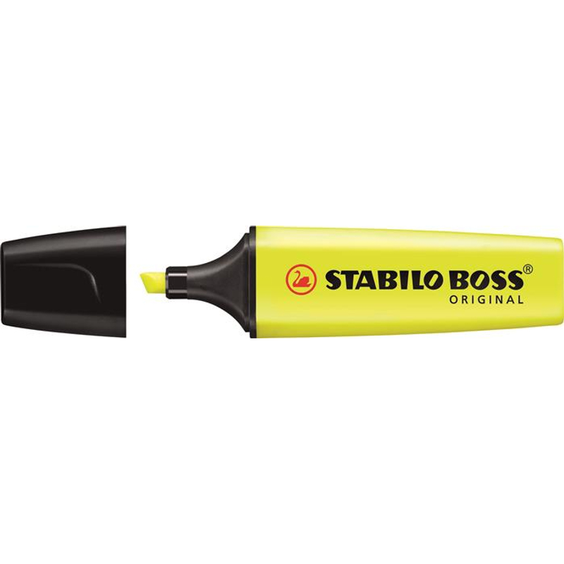 Szövegkiemelő sárga 2-5mm Stabilo Boss