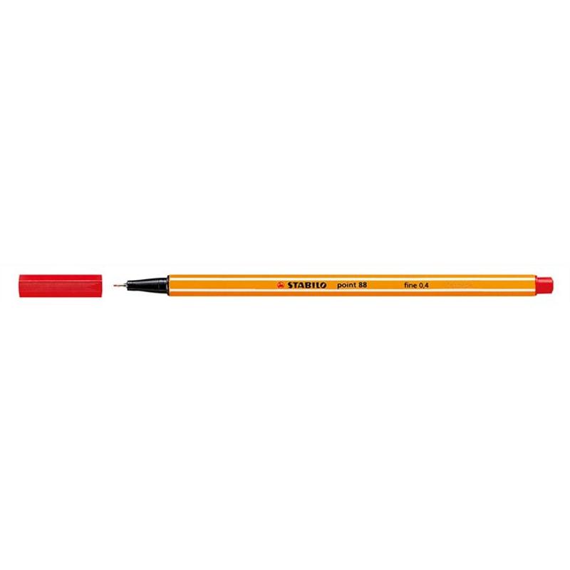 Tűfilc Stabilo Point 88 0,4mm piros