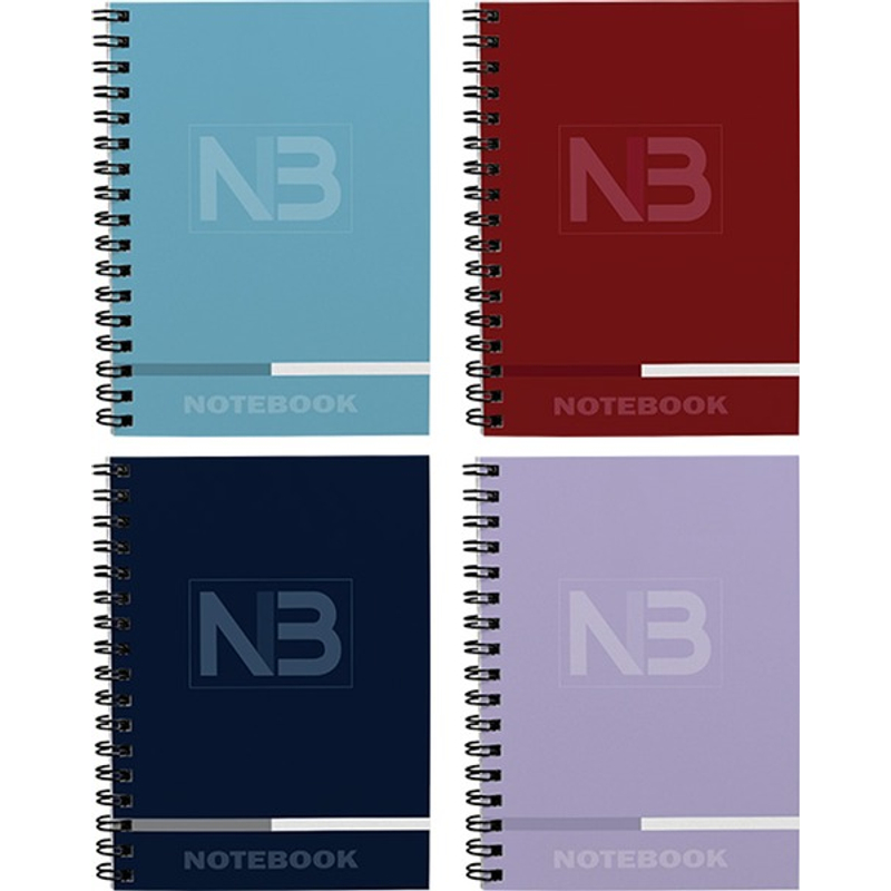 Spirálfüzet T-Creativ Notebook 3 A/5 több tantárgyas 120 lapos dupla spirálos