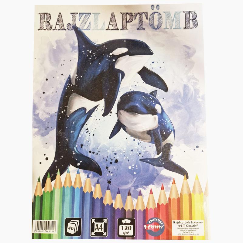 Rajzlaptömb A/4 famentes 40 lapos 120g T-Creativ