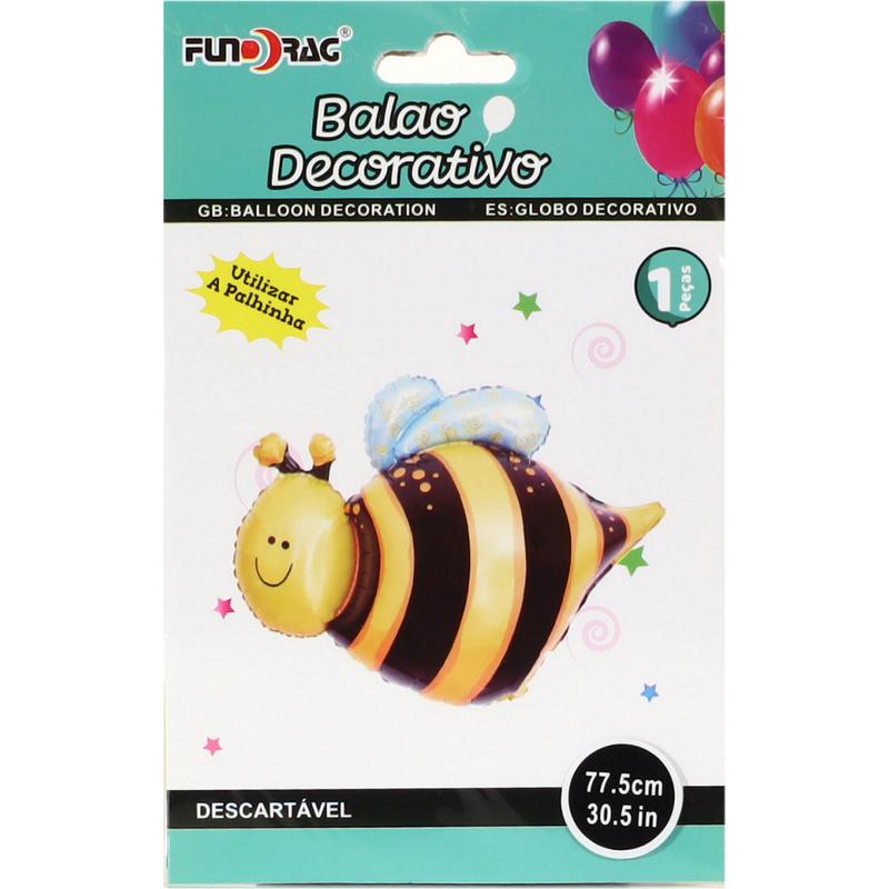 Méhecske alakú fólia lufi 76cm