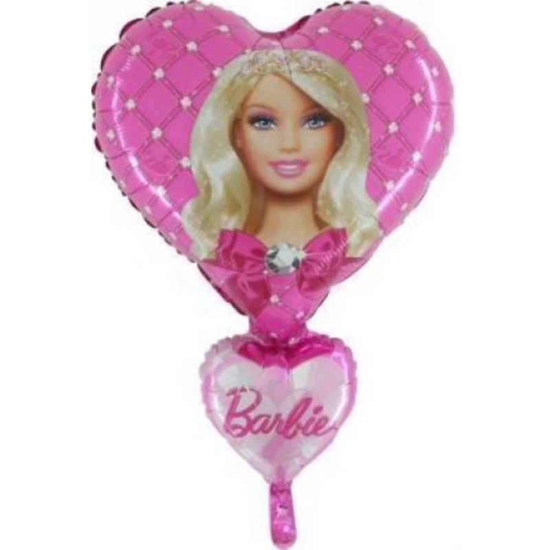 Fólia lufi SuperShape Barbie szív fólia lufi 80 cm 50226