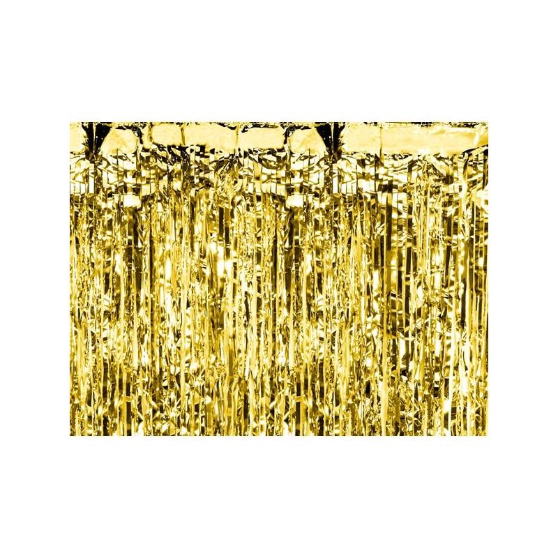Party függöny arany színű 90x250 cm