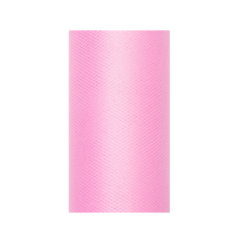 Dekoranyag tüll 30x900 cm világos rózsaszín