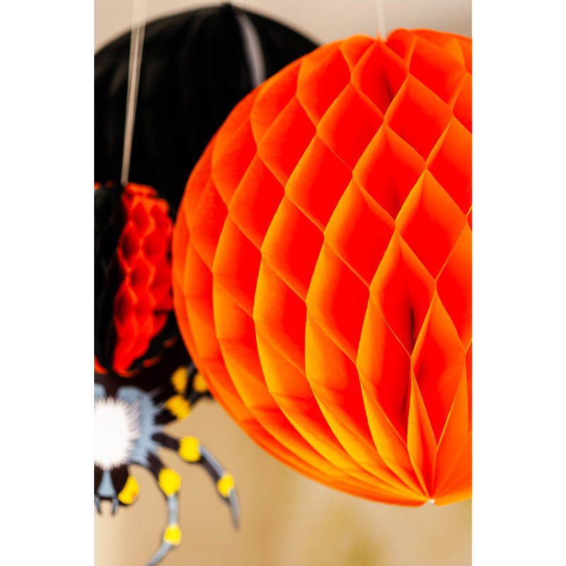 Lampion gömb narancsszínű 30 cm