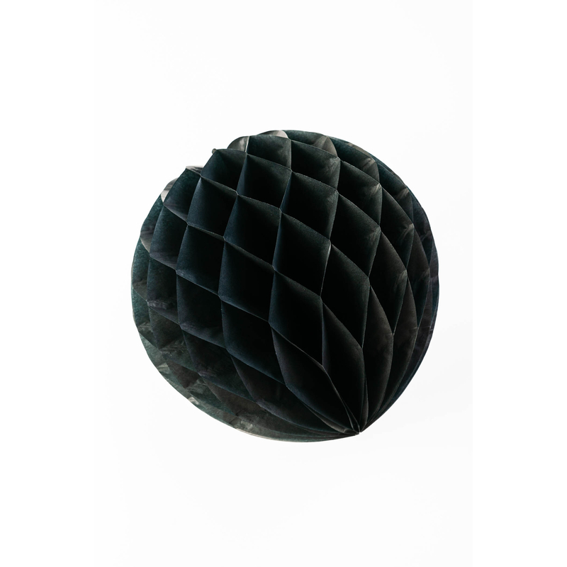 Lampion gömb fekete színű 30 cm