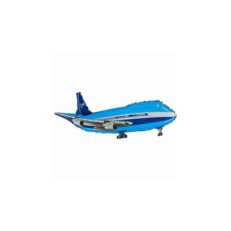 SuperShape - Kék repülő fólia lufi 74 cm