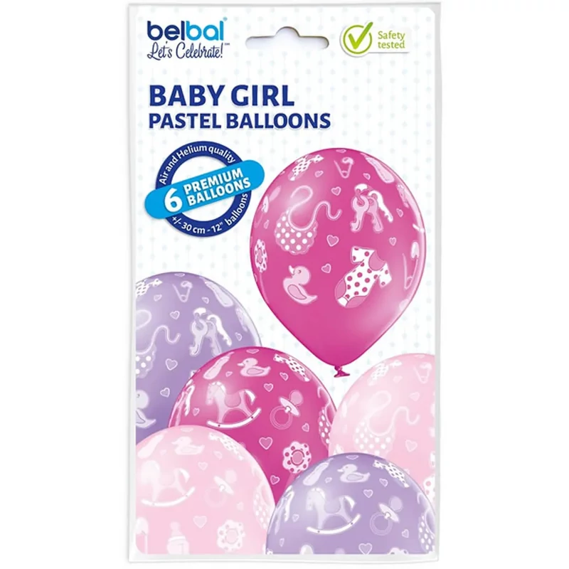 Gumi lufi Baby Girl 30 cm 6db/cs 002942