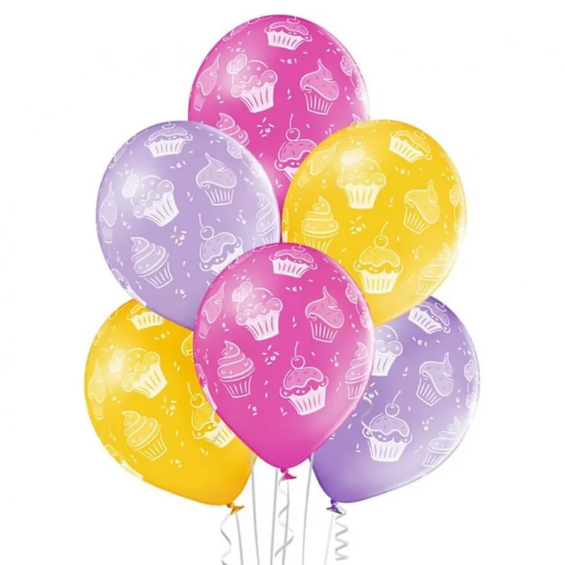 Gumi lufi muffinos 30 cm 6db/cs 003178