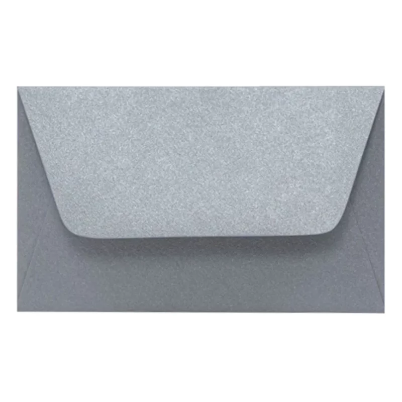 Névjegyboríték színes KASKAD enyvezett 70x105 mm 52 ezüst metál 120 g 1 darab