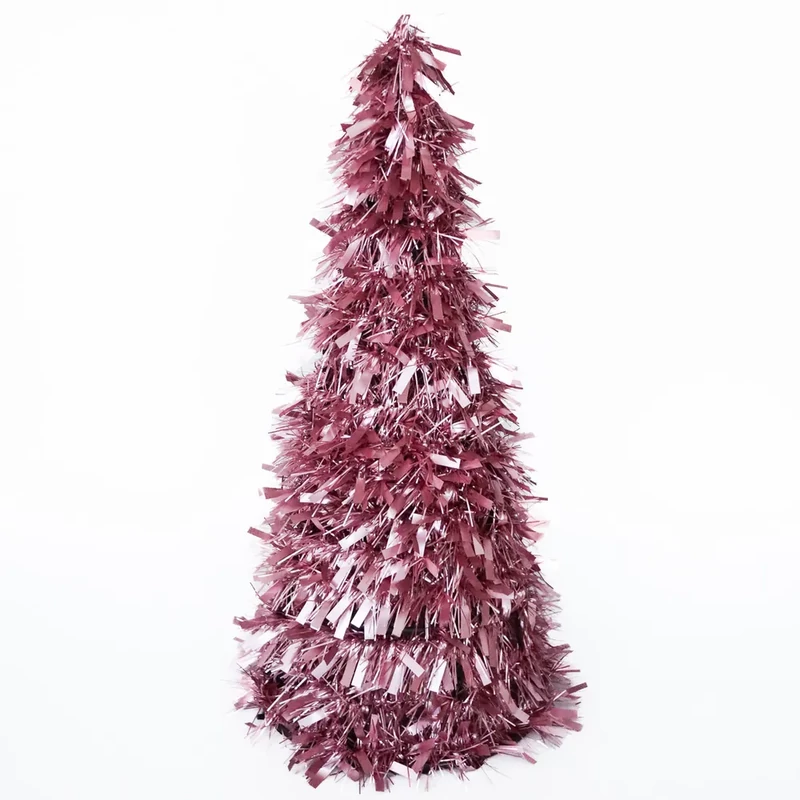 Boás karácsonyfa 48cm rózsaszín