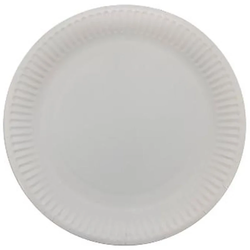 Papírtányér 29 cm kör fehér