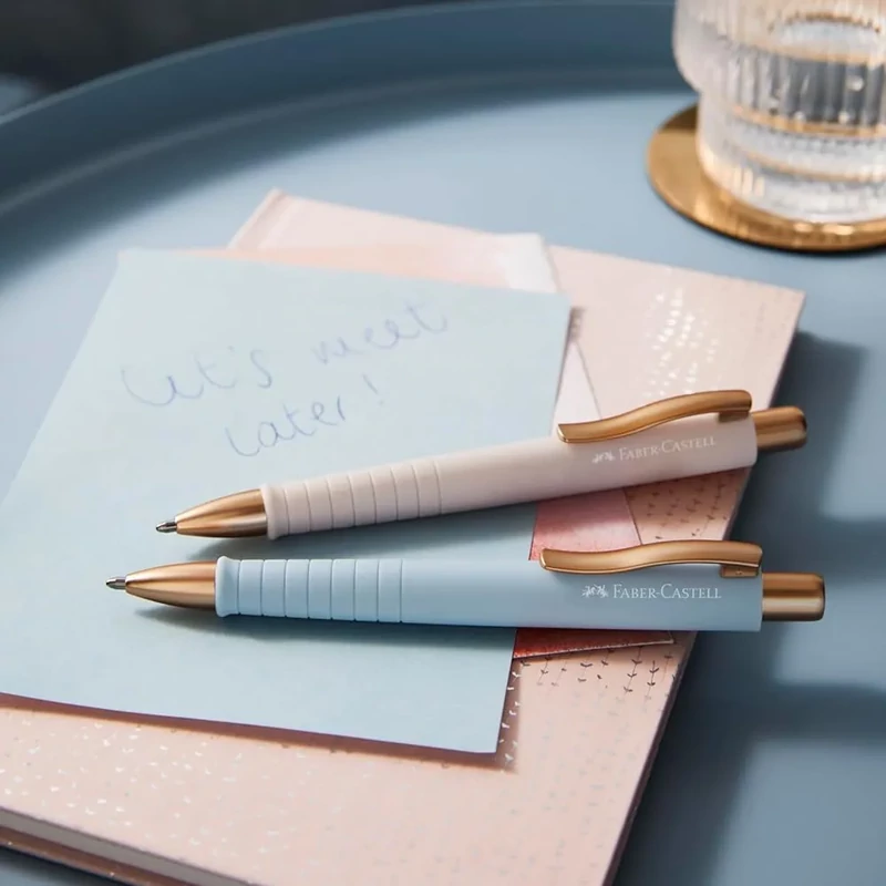Golyóstoll Faber-Castell Poly Ball Urban XB-S Heggyel - Halvány Rózsaszín