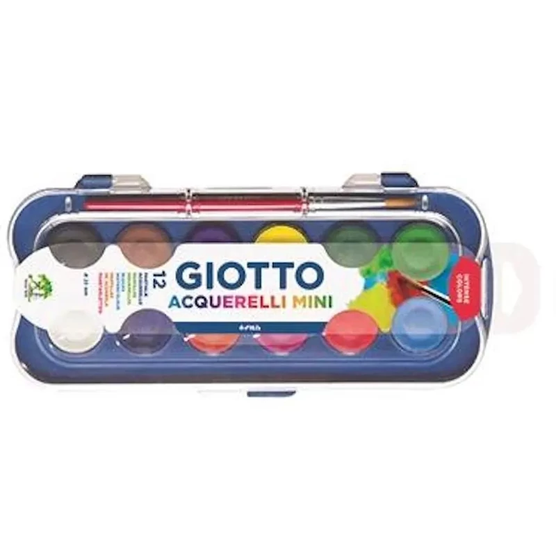 Vízfesték GIOTTO 23mm 12 színű