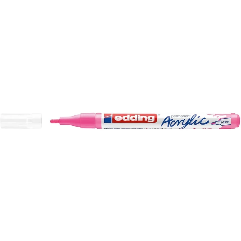 Akril marker 1-2mm Edding 5300 neon rózsaszín