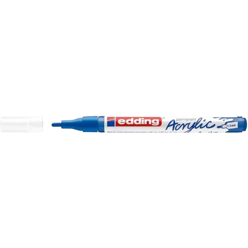 Akril marker 1-2mm Edding 5300 kék