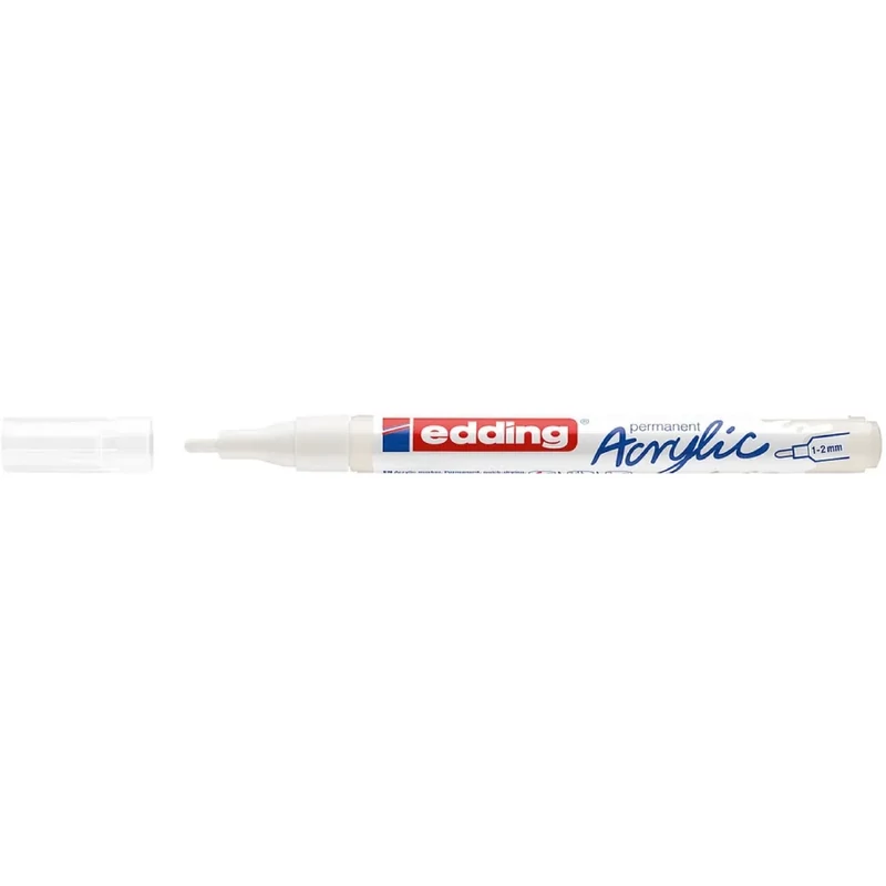 Akril marker 1-2mm Edding 5300 fehér