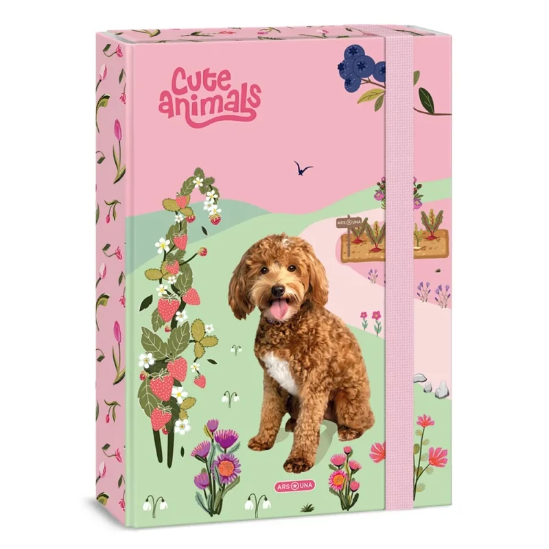 Füzetbox Cavapoo spániel kutya Mintával A/4 Ars Una Cuki Állatok - Doggie