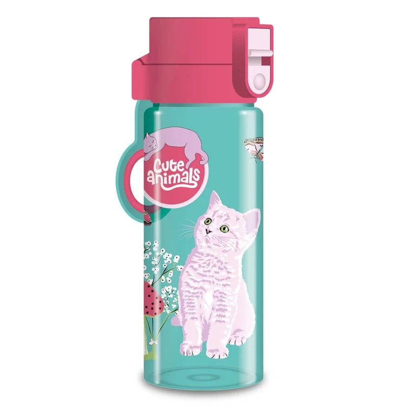 Ars Una Cute Animals-kitten BPA-mentes cicás kulacs 475 ml
