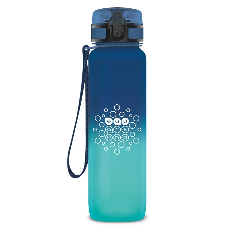 Ars Una BPA-mentes motivációs kulacs matt kék színátmenetes 1000 ml Dark Sea