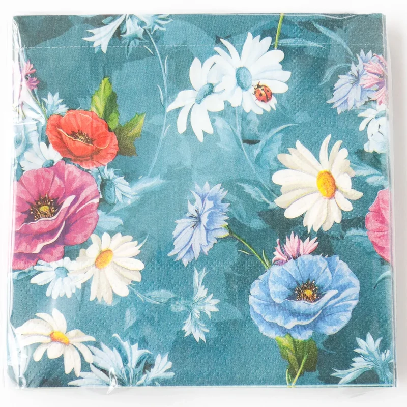 Szalvéta 2 rétegű 33x33cm 20db (10 csomag) általános vegyes mintákkal