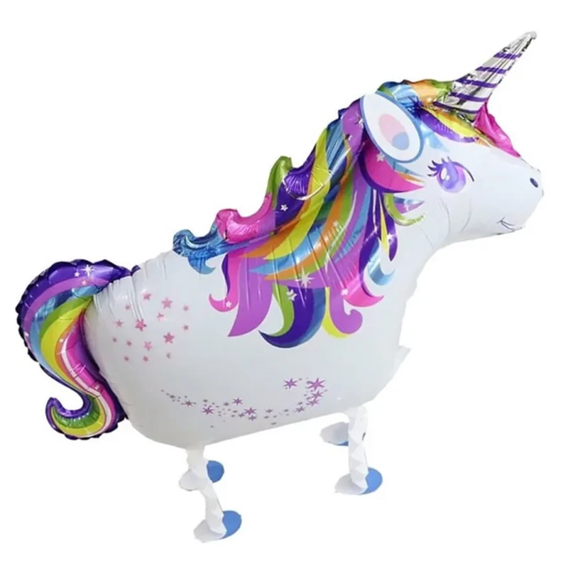 Unikornis sétáló fólia lufi 86cm 859089