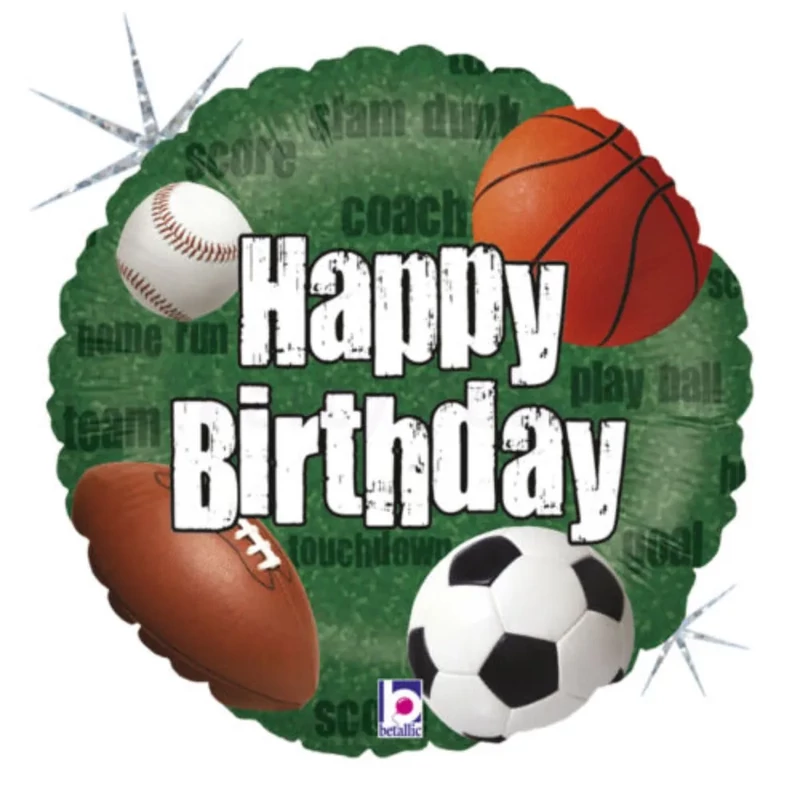 Fólia lufi labdás 46 cm-es Happy Birthday felirattal 6828H