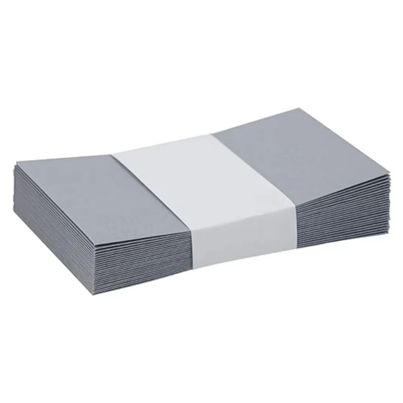 Névjegyboríték enyvezett króm ezüst Metal 52 73x114 mm