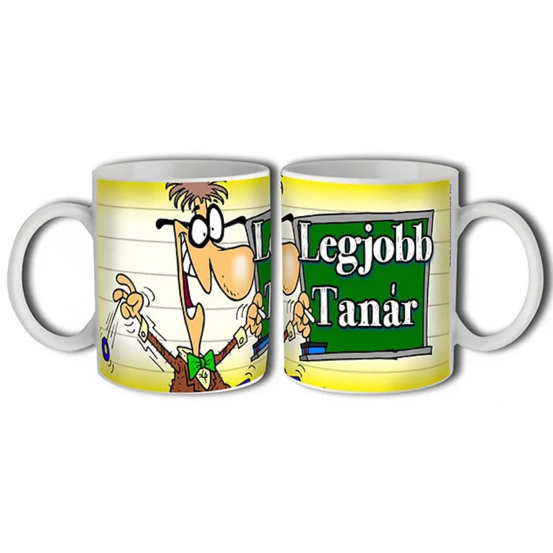 Bögre 3 dl - Legjobb tanár - Ajándék Pedagógusoknak