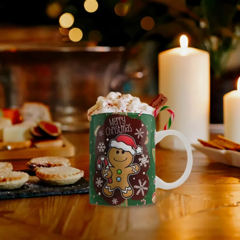 Karácsonyi Bögre Mézeskalács Merry Christmas
