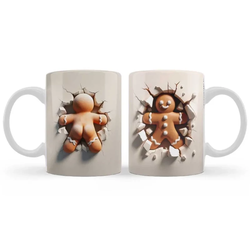 Karácsonyi Bögre 3 dl 3D Mézi Figura