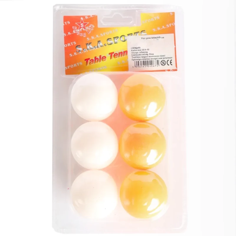 Ping-pong labda 6 db 040675
