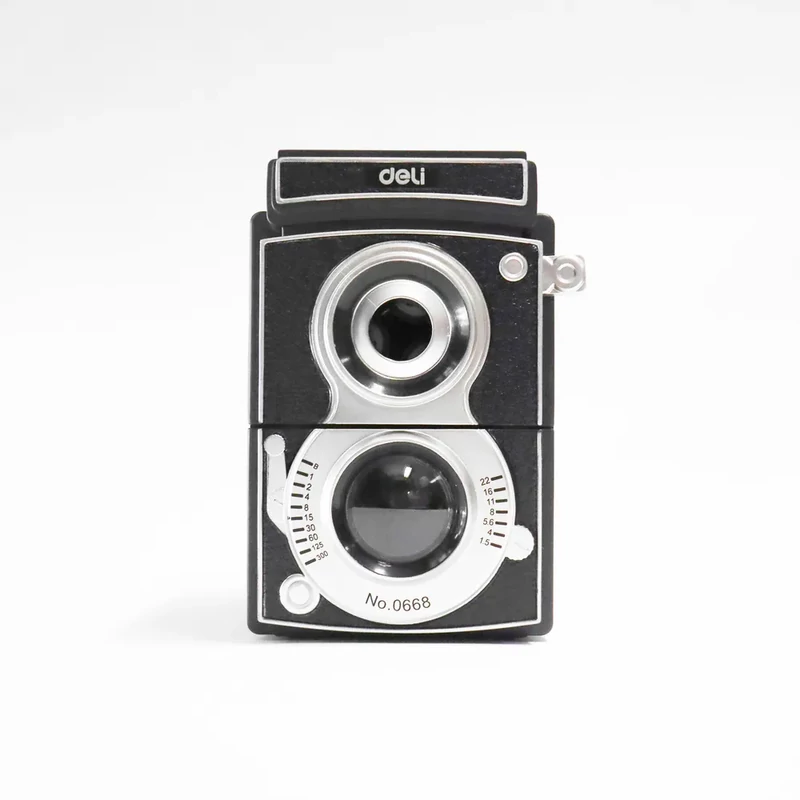 Deli asztali hegyezőgép retro kamera formájú DEL00668