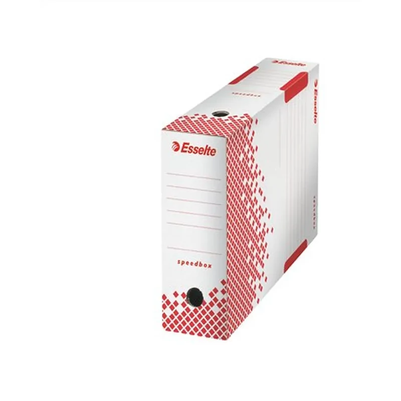 Archiválódoboz A4 100 mm újrahasznosított karton Esselte Speedbox fehér