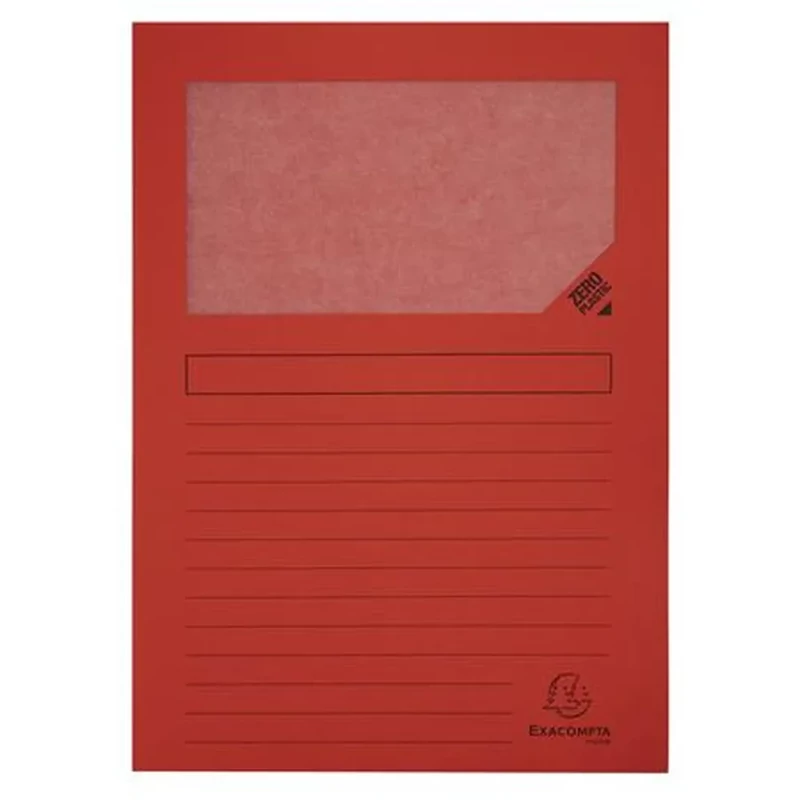 Mappa ablakos karton Exacompta Forever® piros