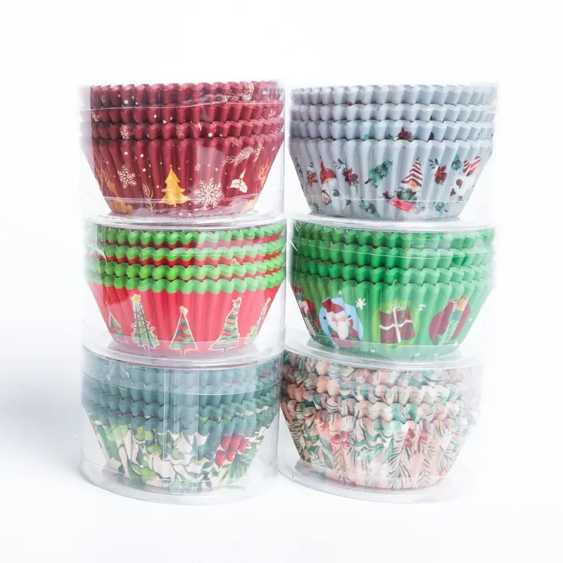Muffinpapír karácsonyi mintás 7,5 cm 100 db/csomag többféle F5-384 5931