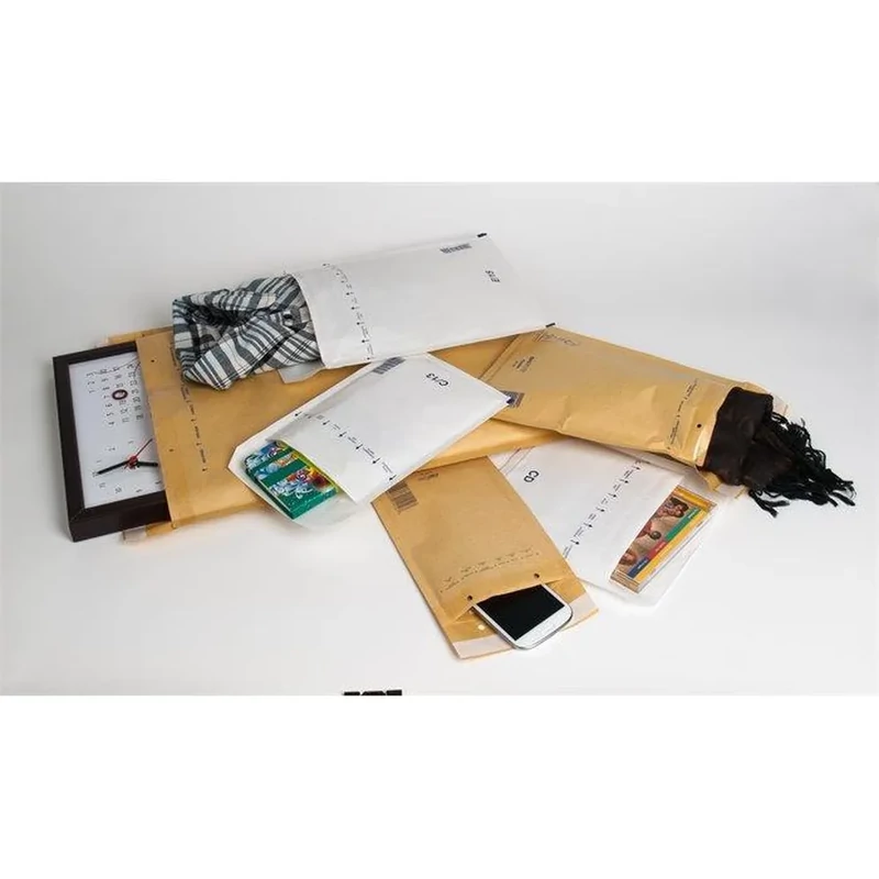 Légpárnás tasak 370x480 mm külméret 350x470 mm belméret W10 fehér