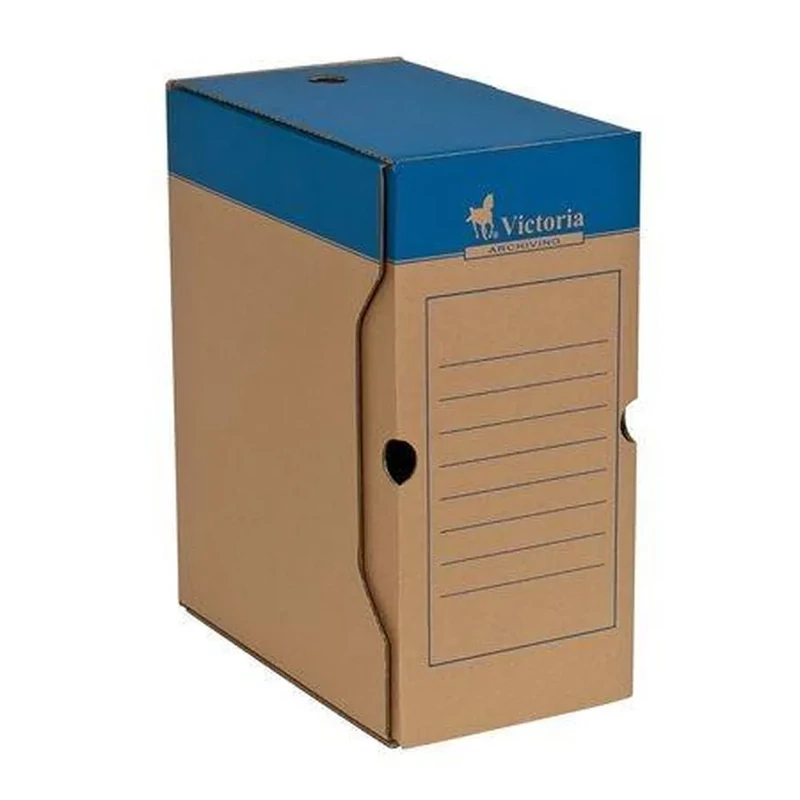 Archiválódoboz A4 150 mm karton Victoria Office natúr